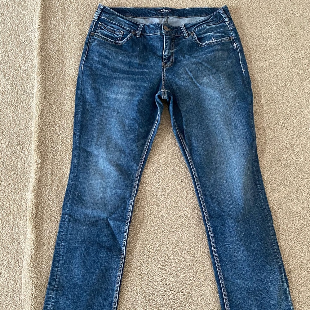 Silver Suki Straight Leg Jeans
